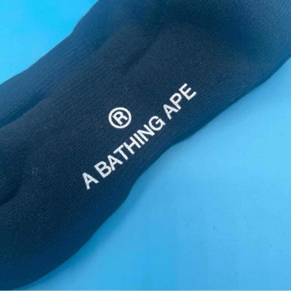 A Bathing Ape Black Casual Socks​ - Picture 4 of 4
